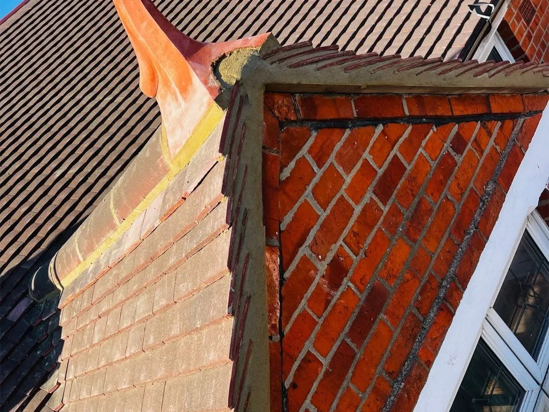 Ridge, valley and gable repointing